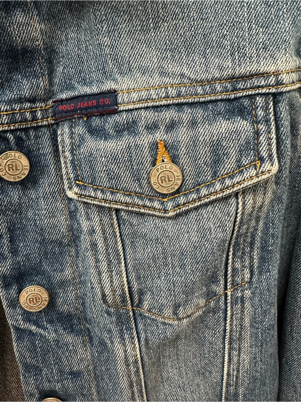 Polo by Ralph Lauren Classic Blue Denim Jacket - Picture 3 of 4